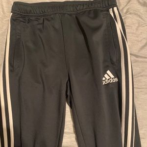 Black/Grey adidas sweatpants